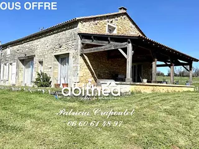 Chasseneuil sur Bonnieure 16260 Achat / Vente maison 6 pièces t6