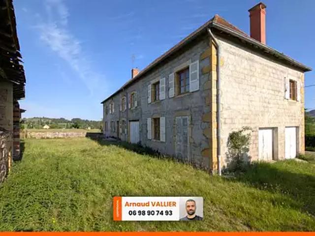 Chassigny sous Dun 71170 Achat / Vente maison 13 pièces t13 jardin terrasse