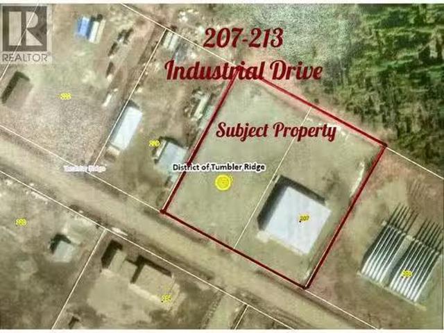 Cheap 207 213 Industrial Drive Road, Tumbler Ridge, BC, V0C 2W.