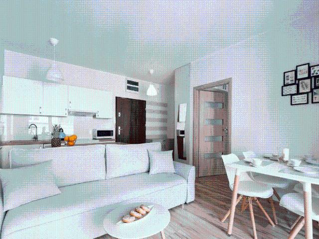 Cheap 2 room apartment to rent in Lodz close to the Lodz University of Technology
