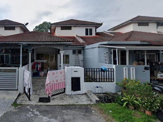 cheap below market 1 storey terrace lorong mahkota impian puncak alam