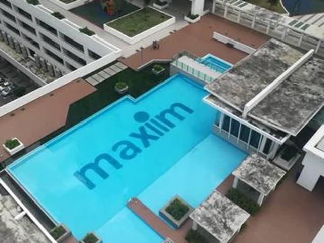 Cheap Big Partial Furnished Condo 3R2B Maxim Citylight Sentul Move sep