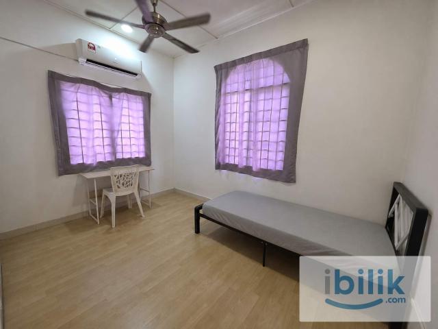 Cheap】Fully Furnish Middle Room with Air Con️Bukit Rimau Seksyen 32, Shah AlamNear To AEON Big Bukit Rimau