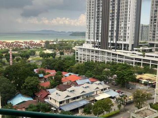 Cheapest Deal Sunny Ville Mid Floor Fully Furnished Gelugot