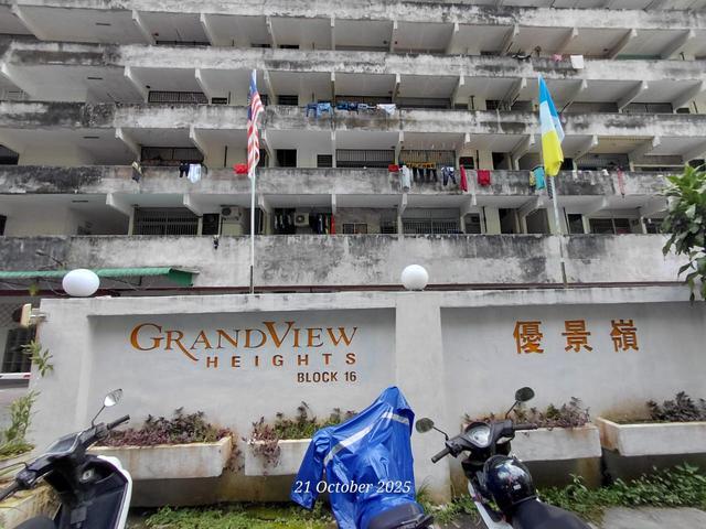 CHEAPEST Grandview Heights 689sf Mid Floor Paya Terubong