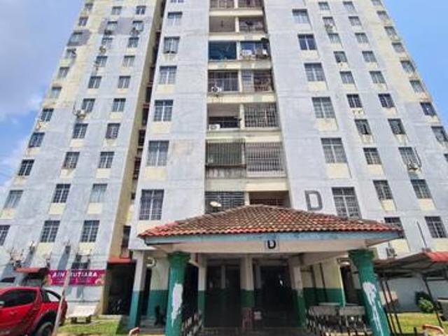 CHEAPEST Kondominium Mutiara Blok D 700sf Mid Floor Bandar Perda