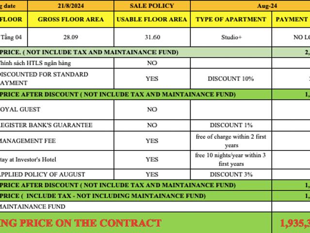 [CHEAPEST STUDIO LEFT] POOL VIEW ON 4TH FLOOR