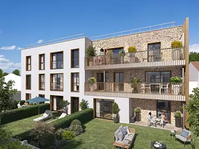 Chennevières sur Marne 94430 Programme neuf appartement neuf à vendre t2 BBC Pinel