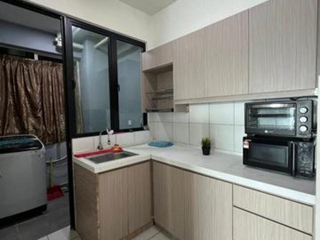 Cheras Tmn connaught Near Mrt highway 24hrs grocery Partly furnished