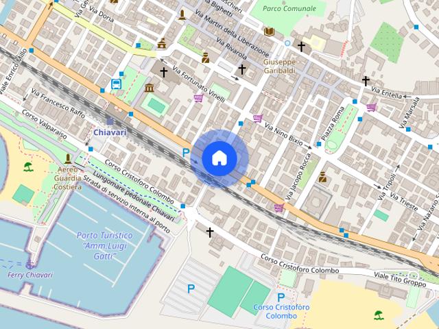 Chiavari mini appartamento con posto auto privato