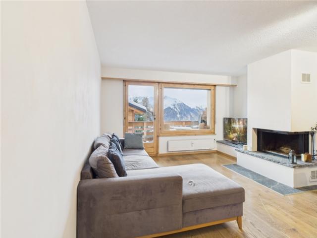 Chic 3.5 pièces appartement meublé avec vue sur les montagnes à Verbier