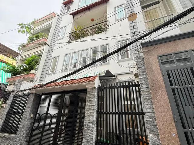 Chính chủ 1 đời Trung tâm F10 Tân Bình rộng 65m2 ngang bề thế 6.5m 4 tầng đúc đẹp