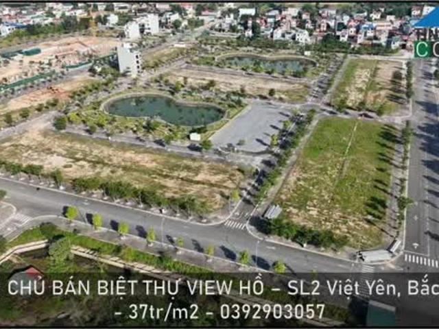 Chính chủ bán biệt thự view hồ – sl2 việt yên, bắc giang 37tr/m2 0392903