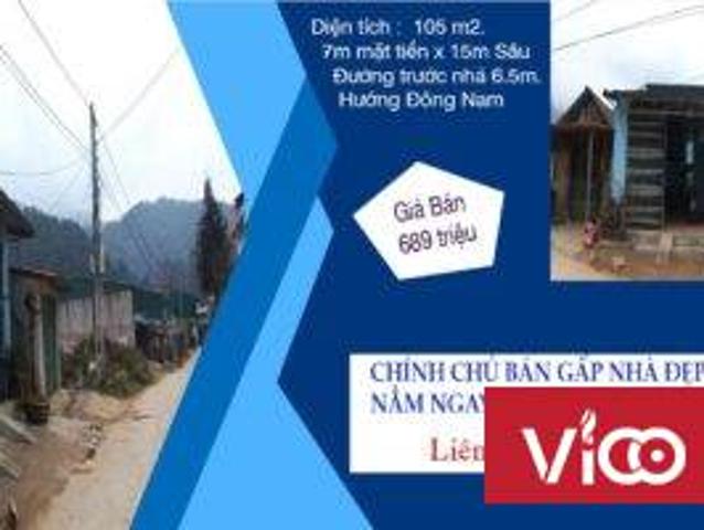 Chính chủ bán gấp nhà đẹp, giá chỉ 689tr, nằm ngay trung tâm tả phìn sapa