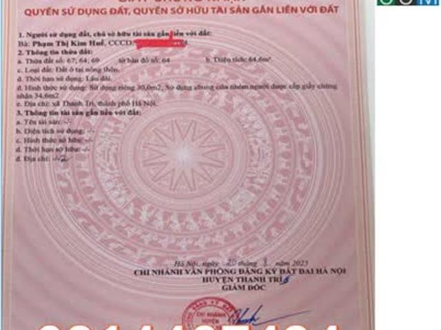 Chính chủ bán nhà đẹp giá tốt tại ngõ 373/1 Ngọc Hồi, Thanh Trì, Hà Nội, 0914467