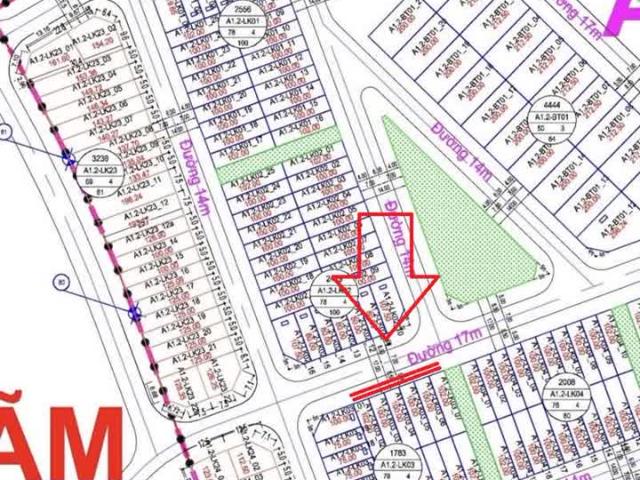 Chính chủ bán đất Liền Kề khu A1.2 Kđt Thanh Hà, giá đầu tư