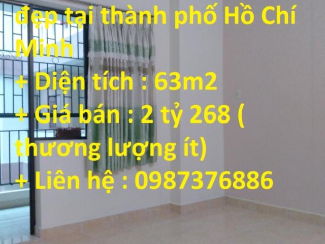 Chính chủ cần bán nhà vị trí đẹp tại thành phố Hồ Chí Minh