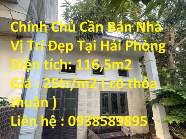 Chính Chủ Cần Bán Nhà Vị Trí Đẹp Tại Hải Phòng