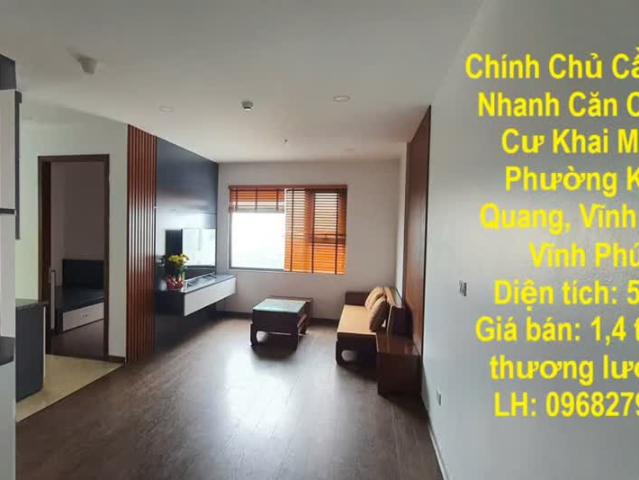 Chính Chủ Cần Bán Nhanh Căn Chung Cư Khai Minh, Phường Khai Quang, Vĩnh Yên, Vĩnh Phúc