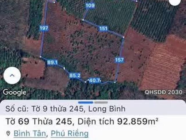 Chính Chủ Cần Bán Đất Mặt Tiền Đt741 Xã Đồng Tâm – Đồng Phú Bình Phước