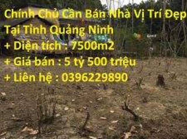 Chính Chủ Cần Bán Đất Vị Trí Đẹp Tại Tỉnh Quảng Ninh