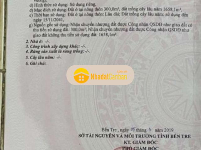 Chính chủ cần bán đất xã thành triệu