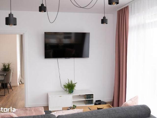 Chirie apartament cu 2 camere ultrautilat, nou