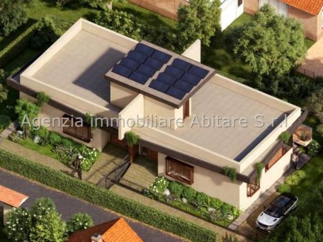 CINQUALE, vendesi in esclusiva fabbricato in bioedilizia vicino al mare e al centro, costituito da sole 2 unit indipendenti con giardino, terrazza e