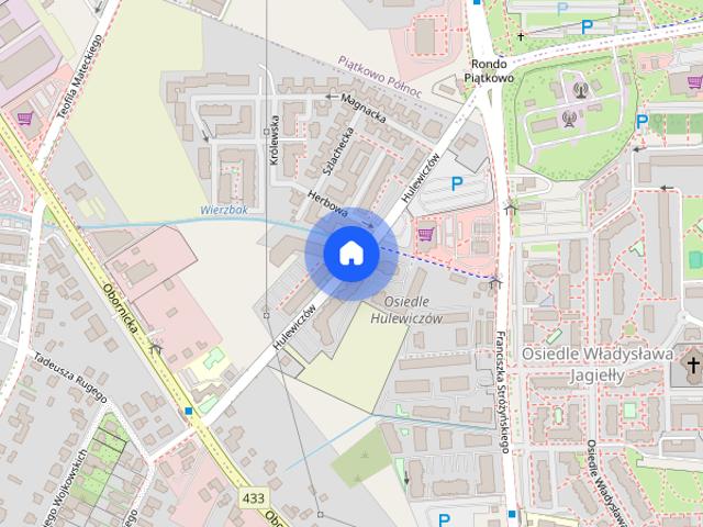 Ciche 2 pokoje na zamkniętym osiedlu, 48,3 m² – ul. Hulewiczów, Poznań