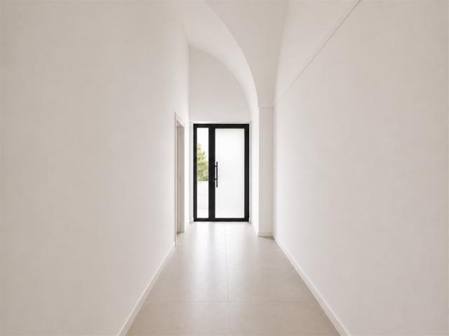 Cielo a stella, piastrelle in cemento, giardino in ristrut. 97m² Collepasso
