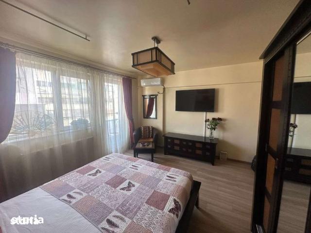 Cismigiu, 2 dormitoare cu hol si 2 balc, centrala proprie apt. video