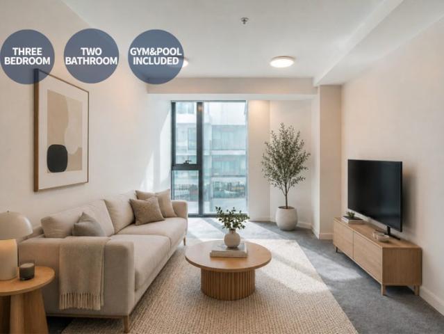 city centre, 3 bedrooms