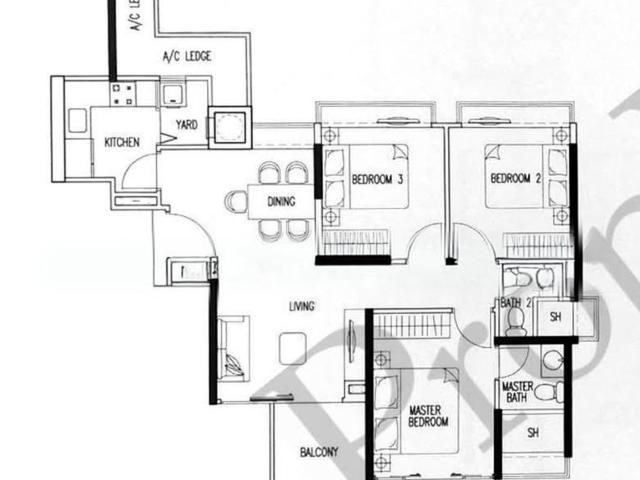City Regency D12, Apartment