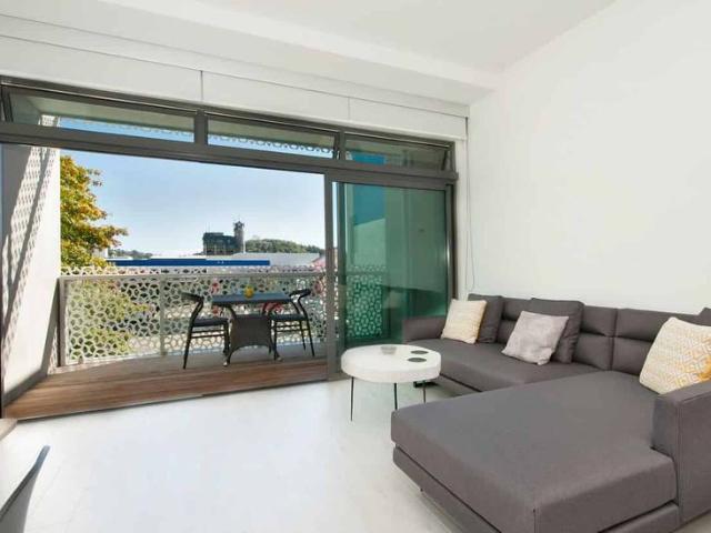 City Terrace Apartment balconies & rooftop deck