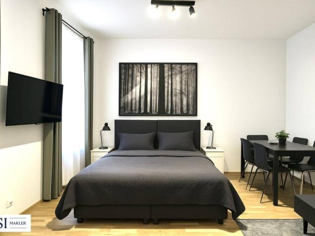 Citynah & ruhig – stilvolle 1 Zimmer Wohnung zum Innenhof