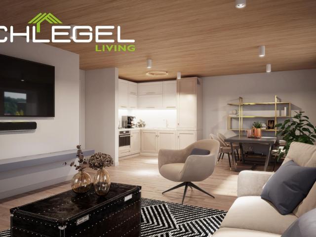 Citywohnen Murrgärten Haus 4/3 EG Wohnung 01 mit 15m² Terrasse und 72m² Gartenanteil