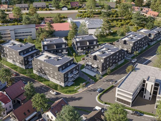 Citywohnen Murrgärten Haus 3 oder 4 1.OG Wohnung 08 mit 8,4m² Balkon