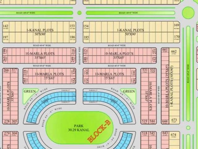 CITI Housing Phase I Block B Faisalabad ID 36001