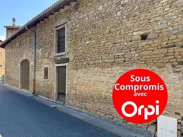 Civrieux d'Azergues 69380 Achat / Vente maison 1 pièce t1 cave