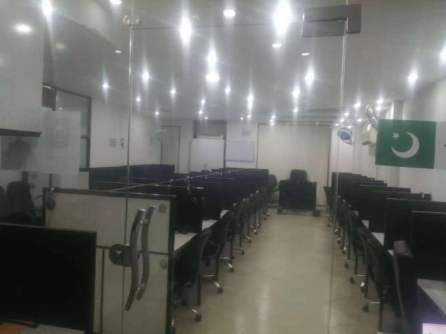 Co working space Call center seats outsourcing well equipped setup Lahore Cavalry Ground ID 62345