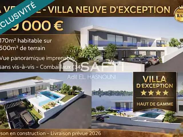 Combaillaux 34980 Achat / Vente maison 7 pièces t7