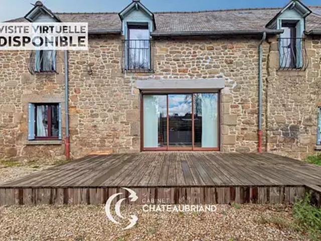 Combourg 35270 Achat / Vente maison 6 pièces t6 terrasse cave