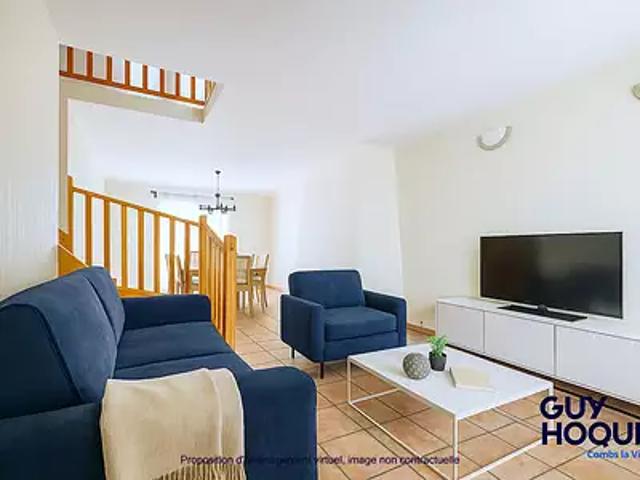 Combs la Ville 77380 Achat / Vente maison 5 pièces t5 au dernier étage terrasse