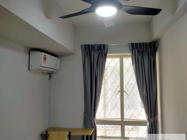 Comfy single with air conditional room for female unit at pandan indah, ampang move in immediately️