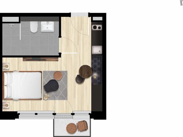 Comfy studio in close proximity to Rummelsburg train station