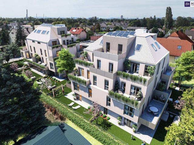WINTERAKTION! Coming home. ! Lebens t raum Erfüller! 3 Zimmer + Riesiger Balkon + Luftwärmepumpe und Solaranlage + Grün und Ruhelage + Garage! Wien´s schönste Wasser Platzl ums Eck!