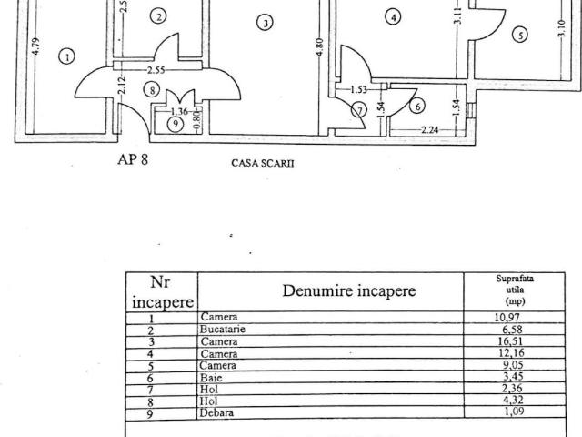 Comision 0% Apartament 4 Camere – Langa Primarie – Mangalia