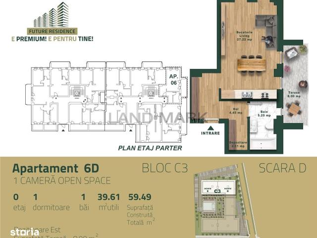 Comision 0% apartament nou 1 camera, centrala proprie, piscina