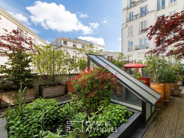 Comme une maison avec toit terrasse