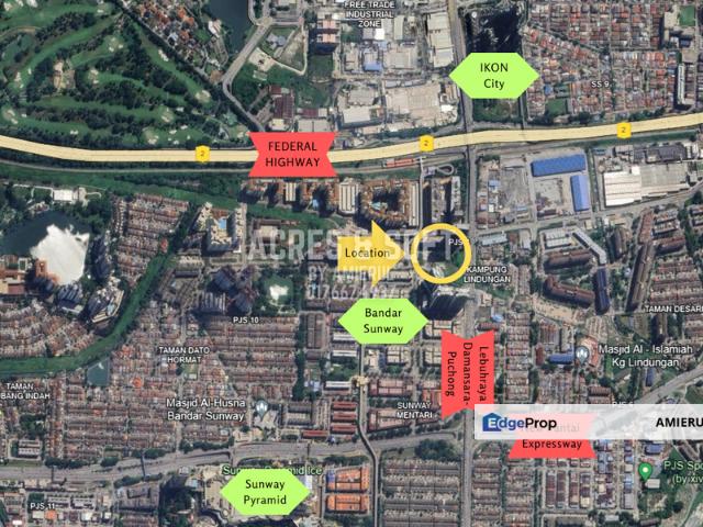 Commercial Land PJS8 Bandar Sunway, direct LDP